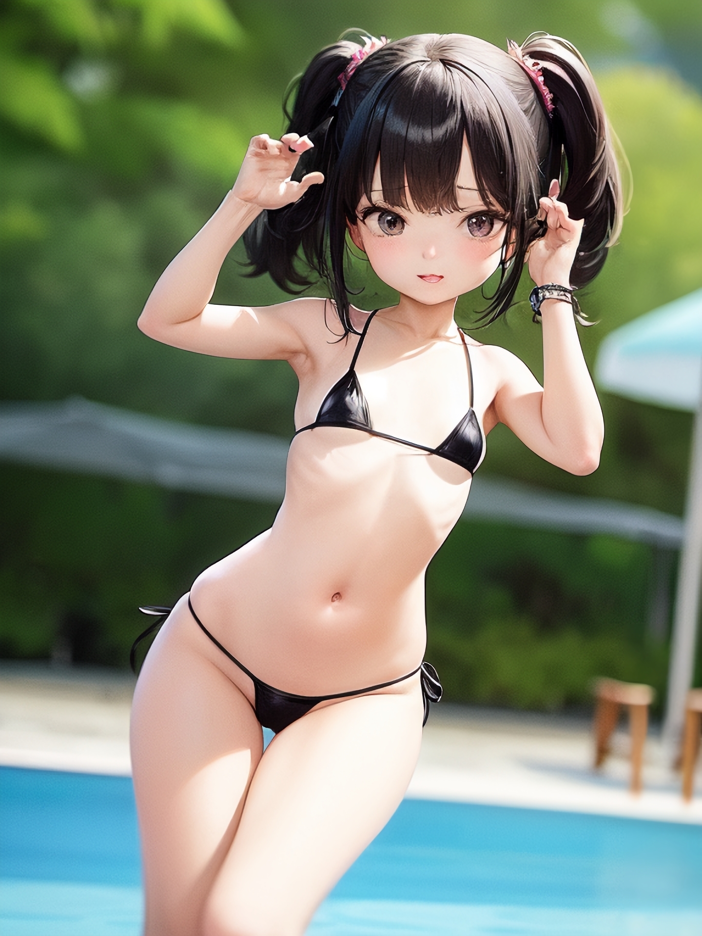 ロリペド秘密の撮影会 マイクロビキニ