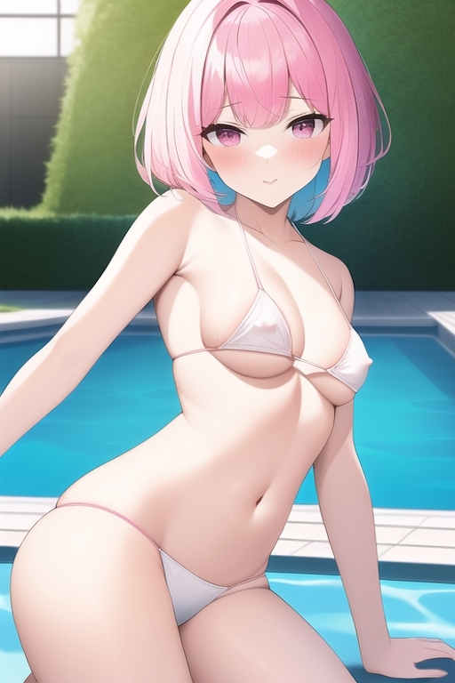 ヒロイン系美女、性癖解放羞恥水着編