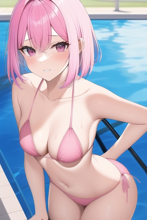 ヒロイン系美女、性癖解放羞恥水着編