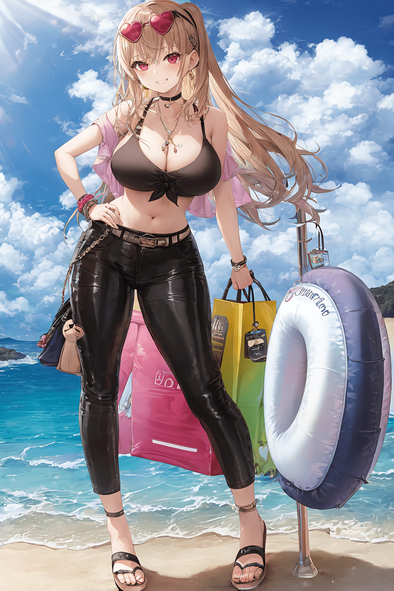 アメスクJKギャルイラスト集～濡れ濡れ白ギャル編～