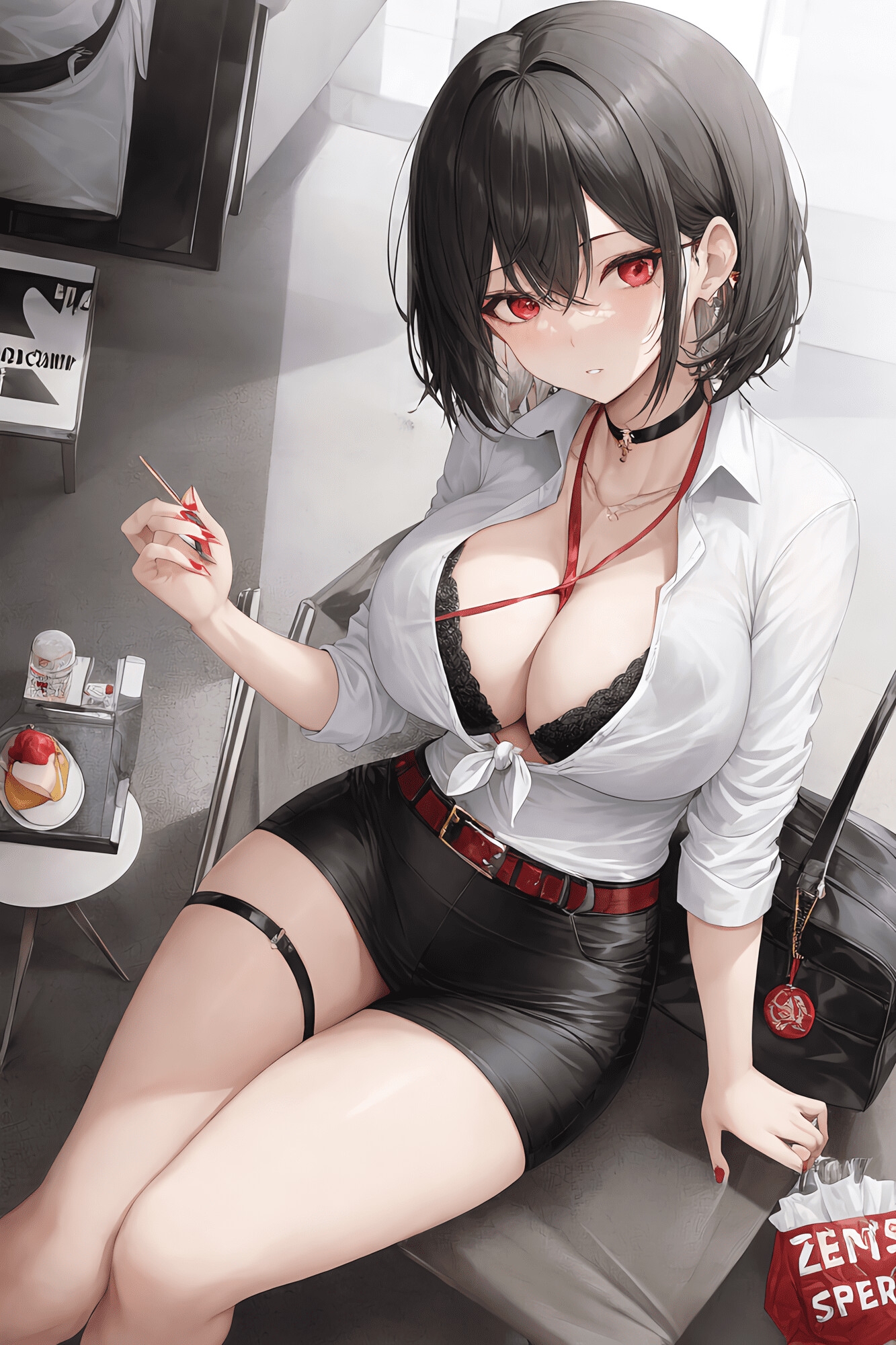 アメスクJKギャルイラスト集～濡れ濡れ白ギャル編～