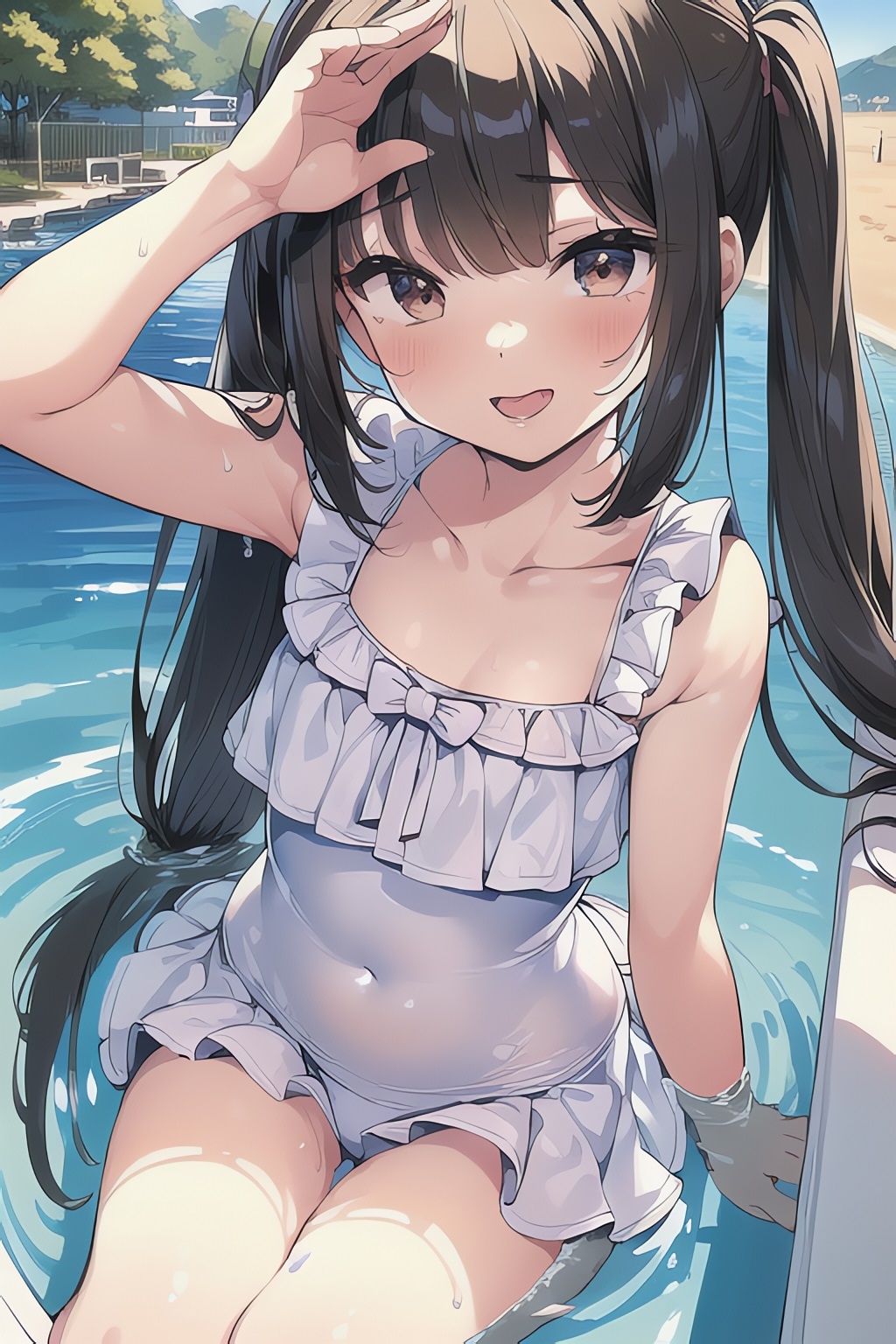 健全可憐な水着少女