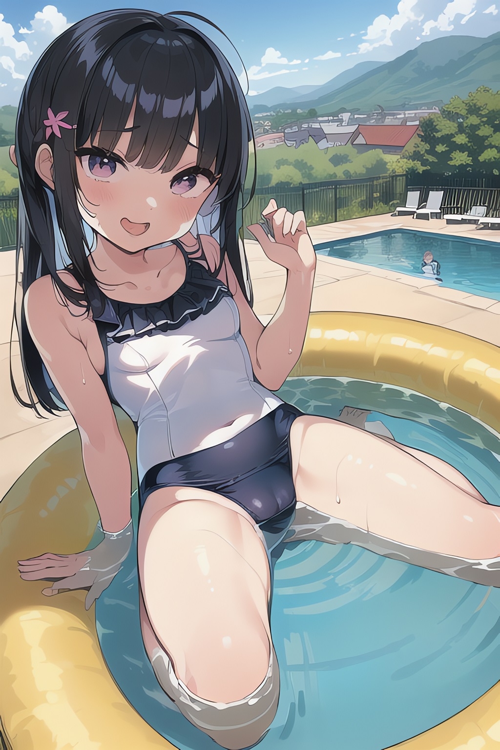 健全可憐な水着少女