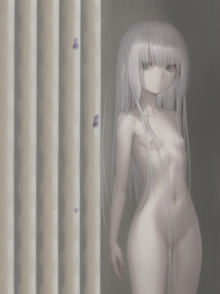 無表情の全裸少女 CG集
