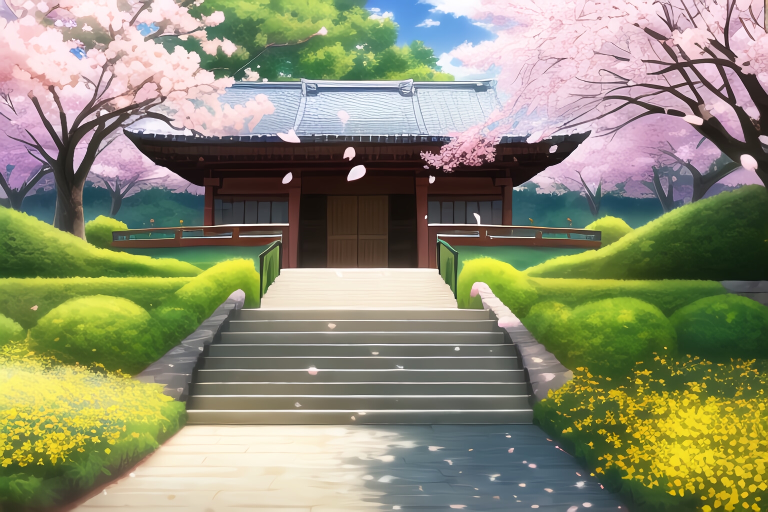 背景・風景素材 ～春・桜編～