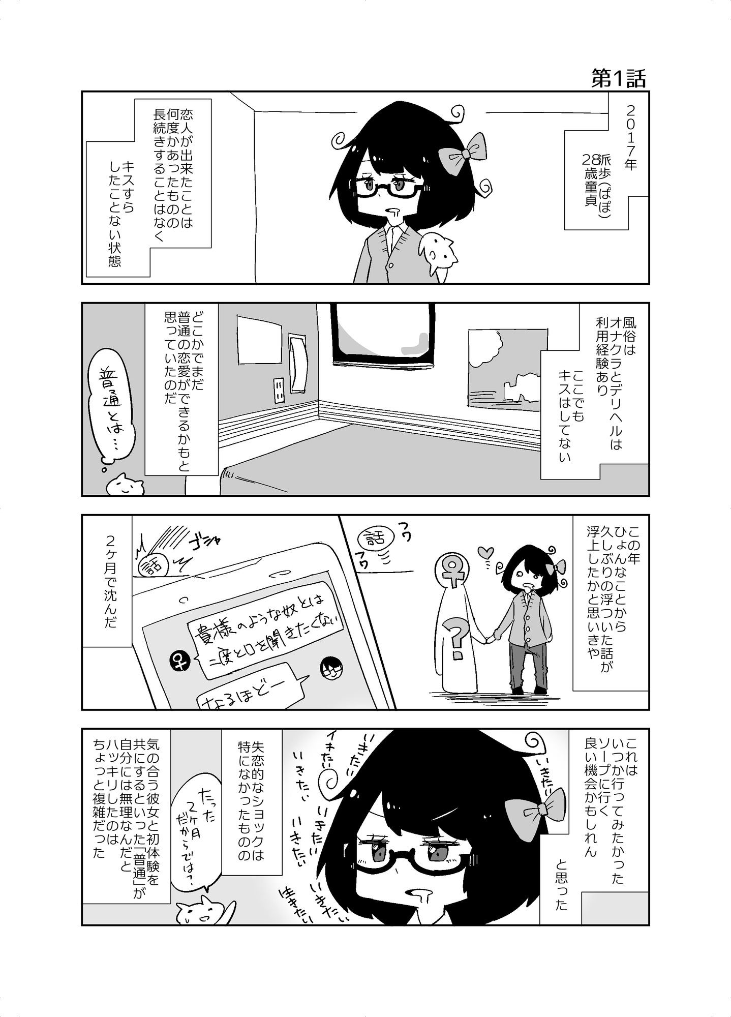 アラサー素人童貞が膣内射精障害と戦う漫画～総集編～
