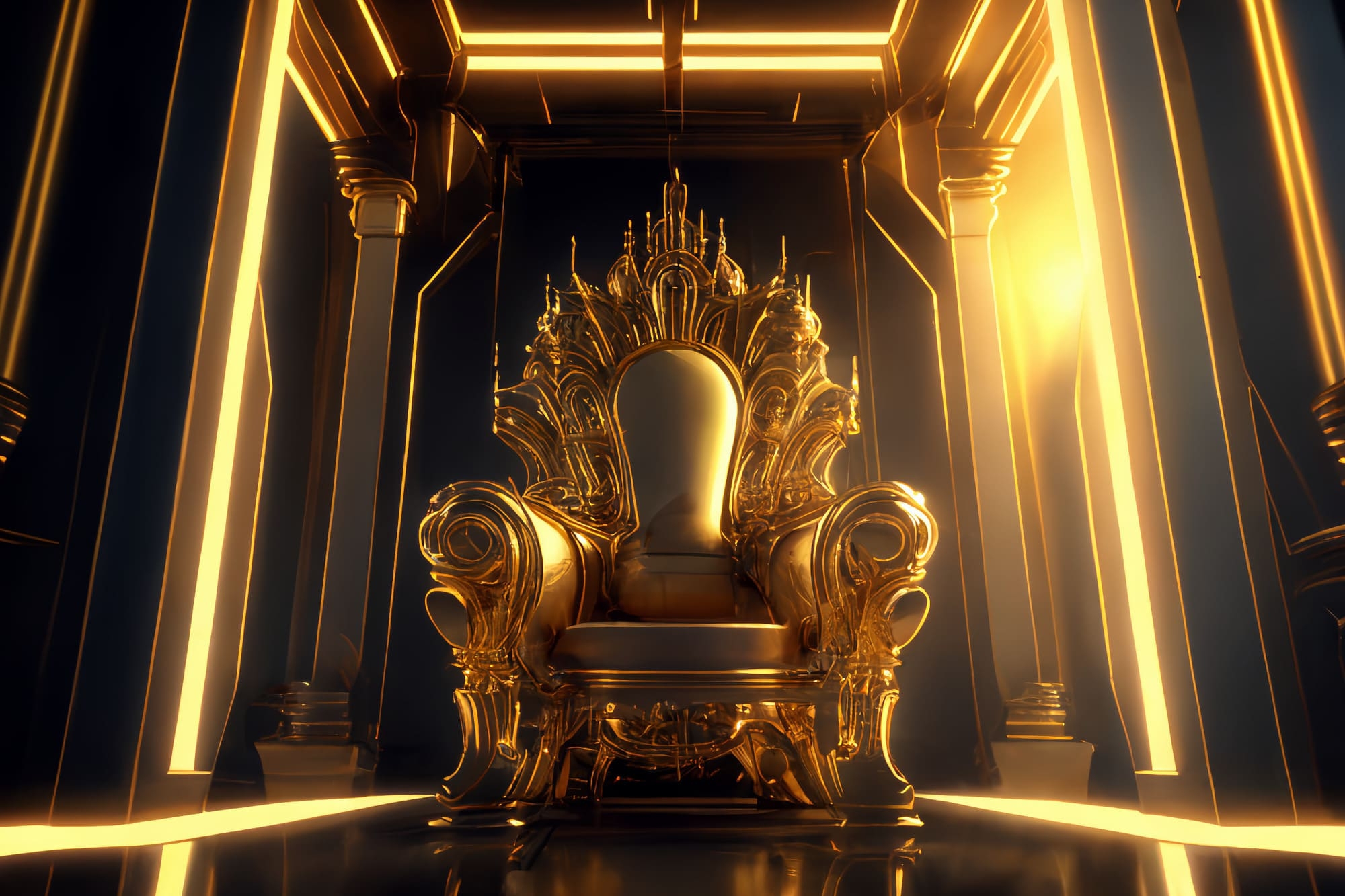 【超リアルな黄金郷系の背景】著作権フリーの高解像度画像(100枚)