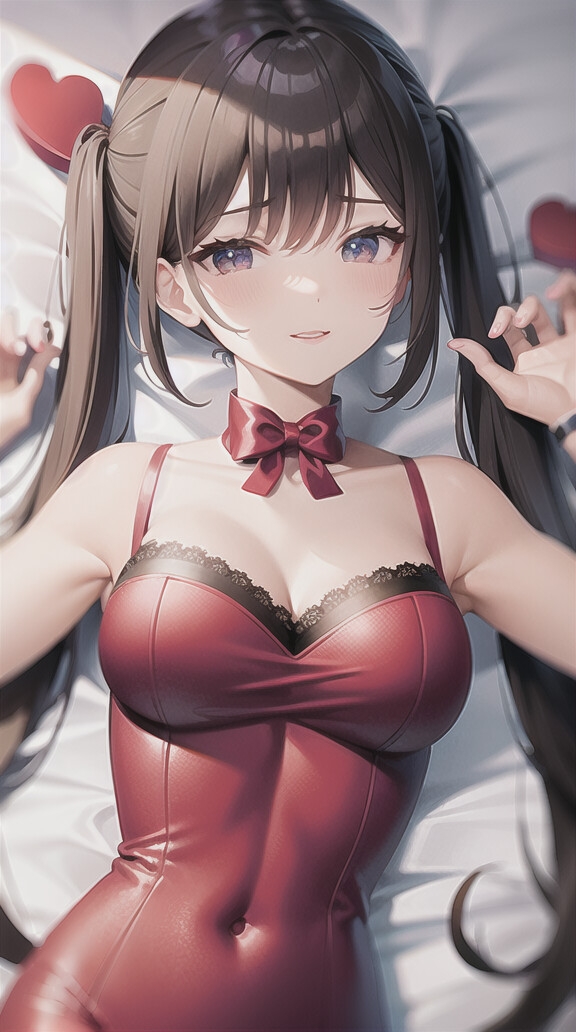 【200枚以上で100円】バレンタインに私をあげるCG集【AIイラスト】