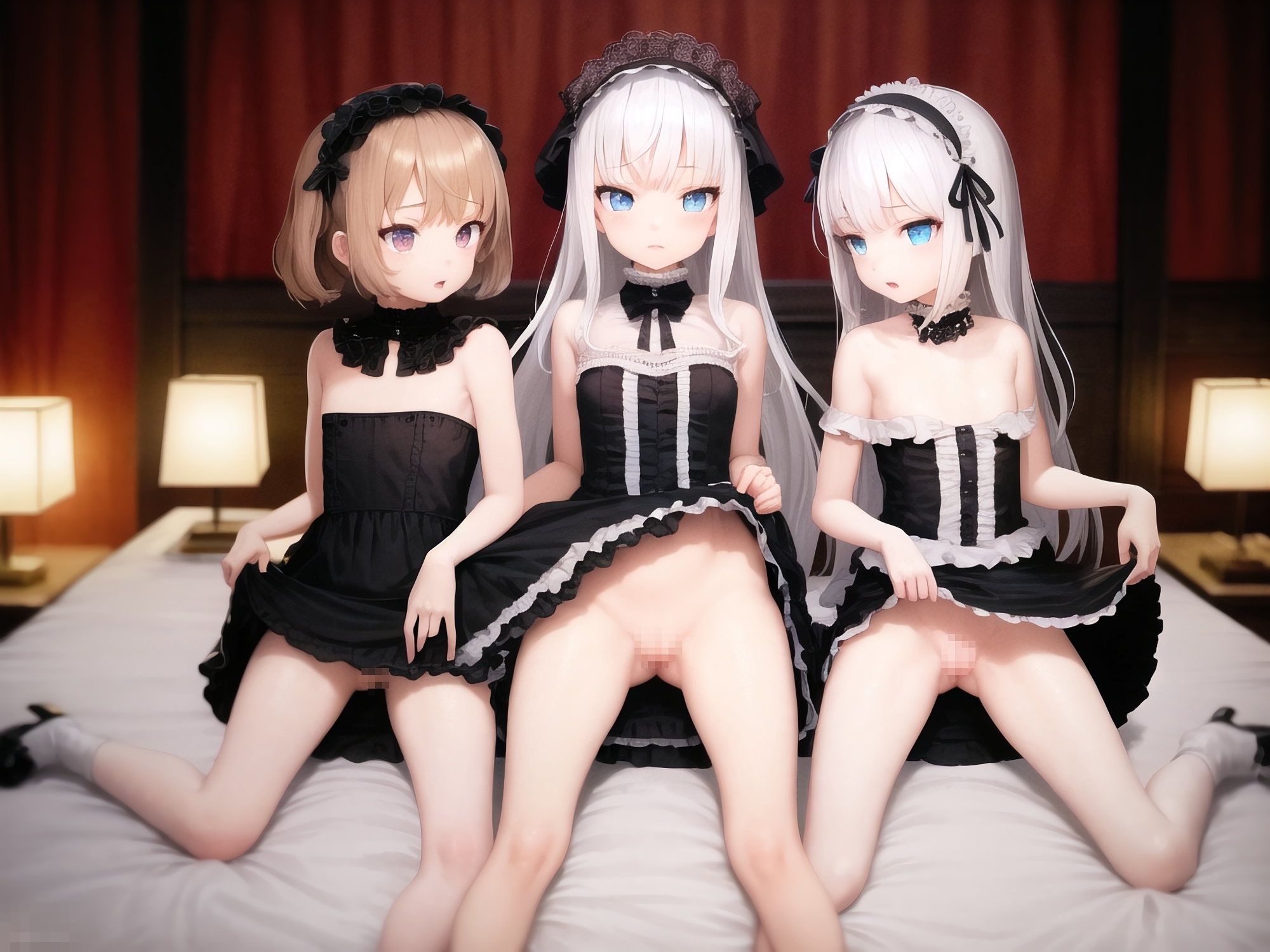 お嬢様方といけないお遊び【74枚】