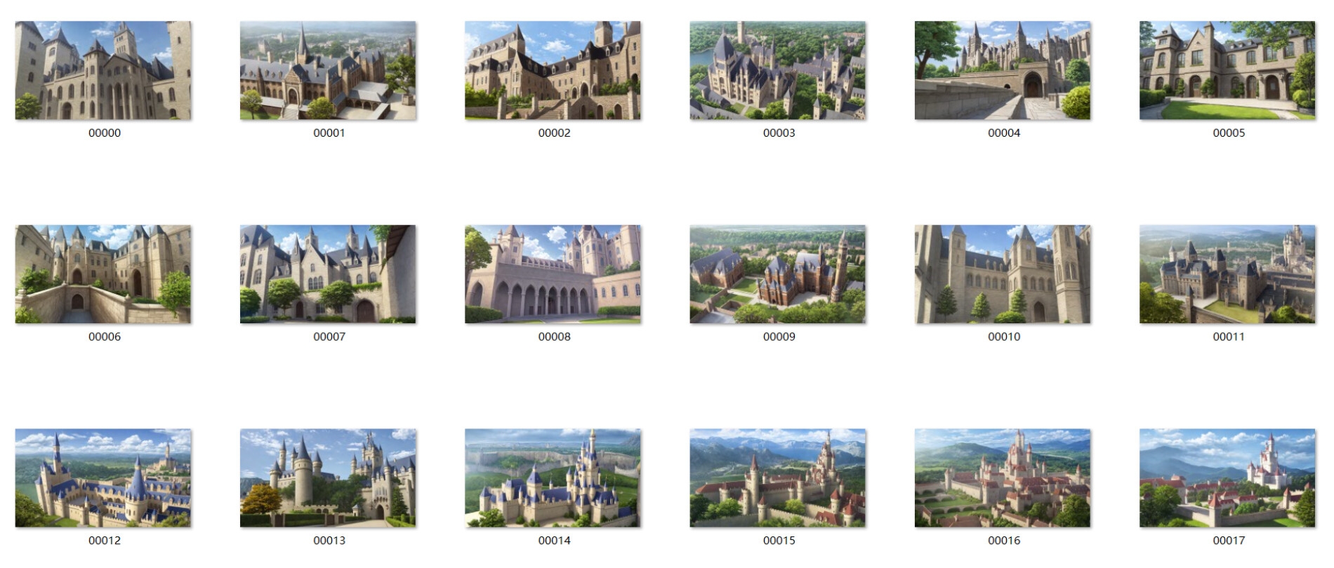 超高解像度背景CG素材集【幻想世界』合計2120枚