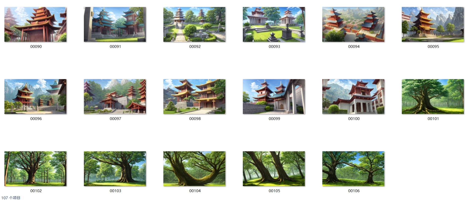 超高解像度背景CG素材集【幻想世界』合計2120枚