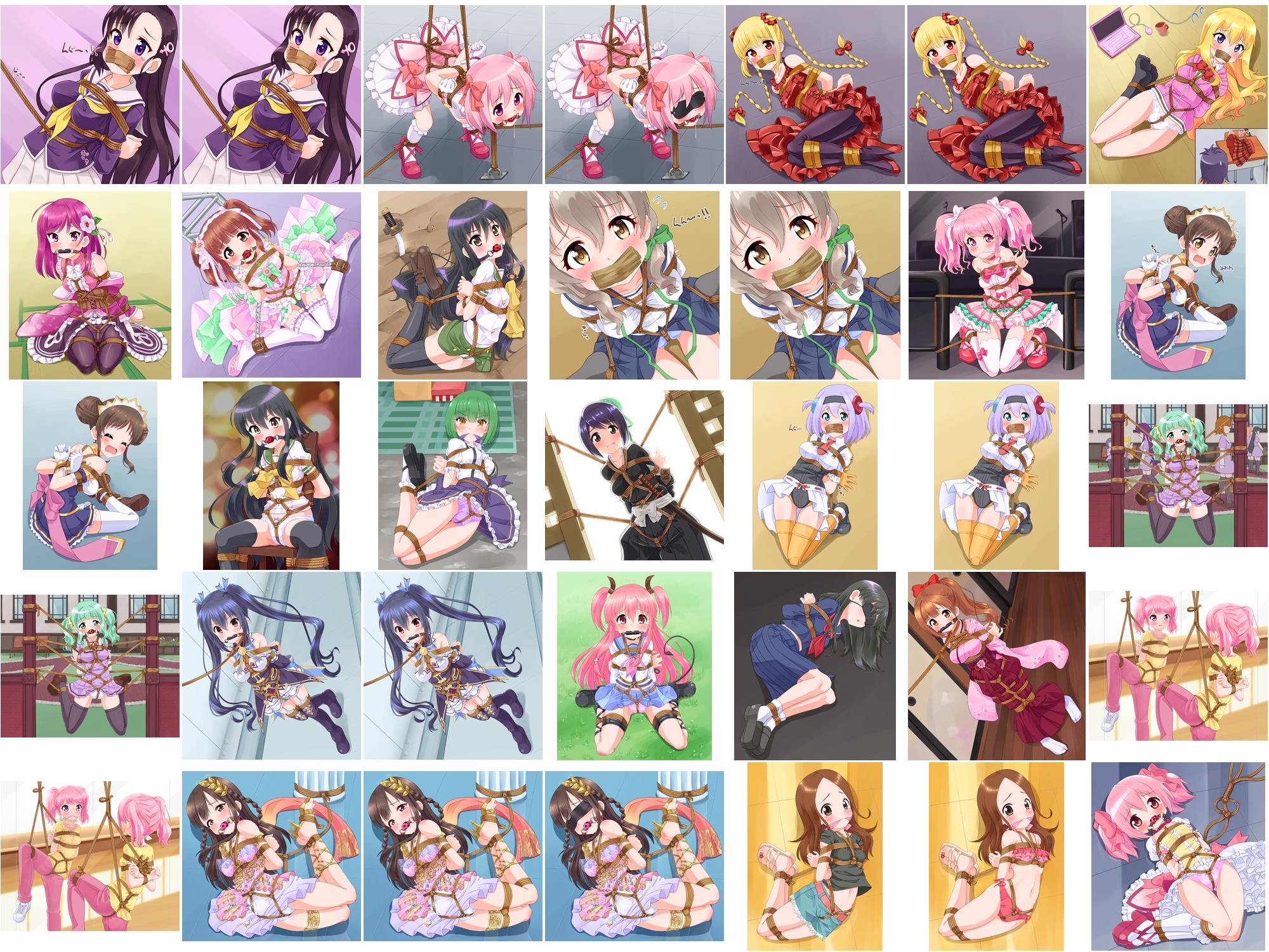 着衣緊縛CG集 なわのかなた 2020