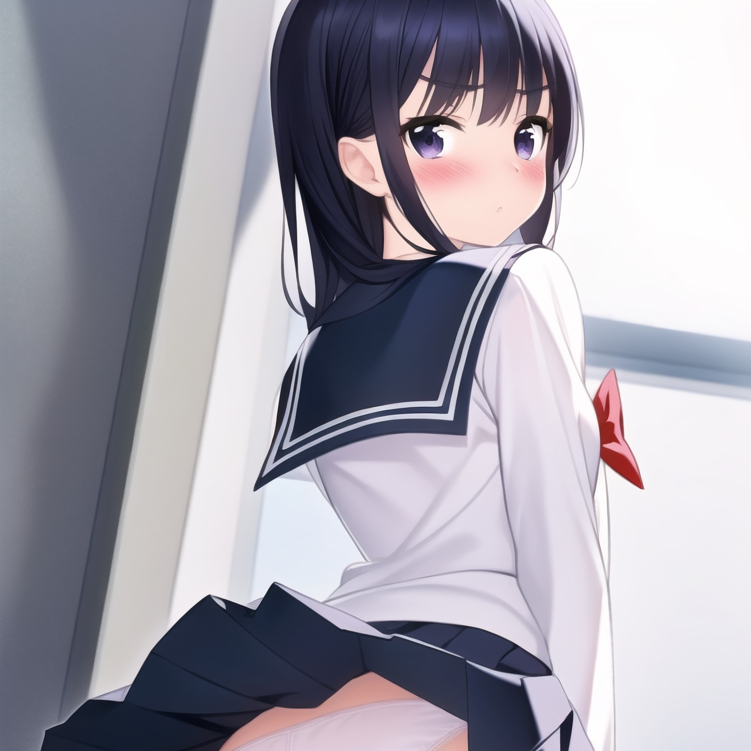 セーラー服 純白パンツ お尻コレクション vol.1