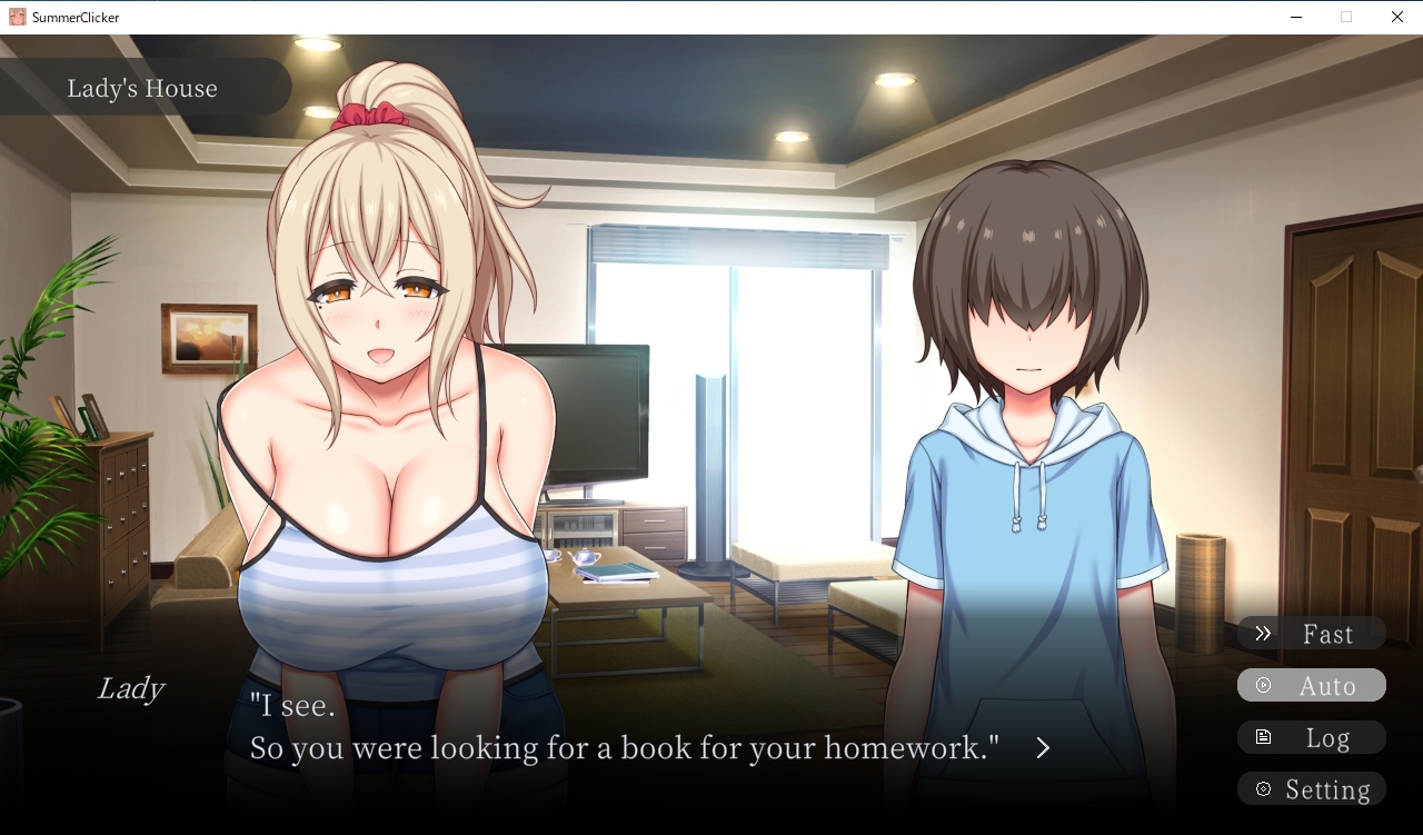 Summer Clicker : Sex life with a lady during summer vacation!