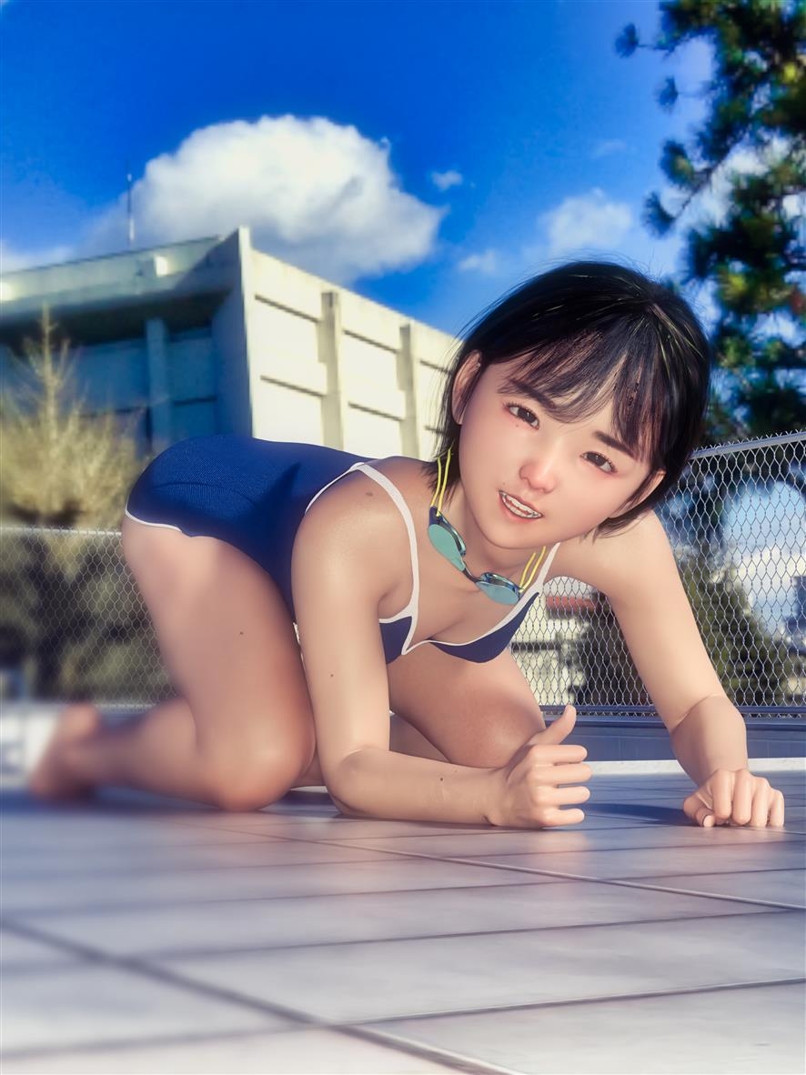 スク水少女撮影会:有栖川さやか