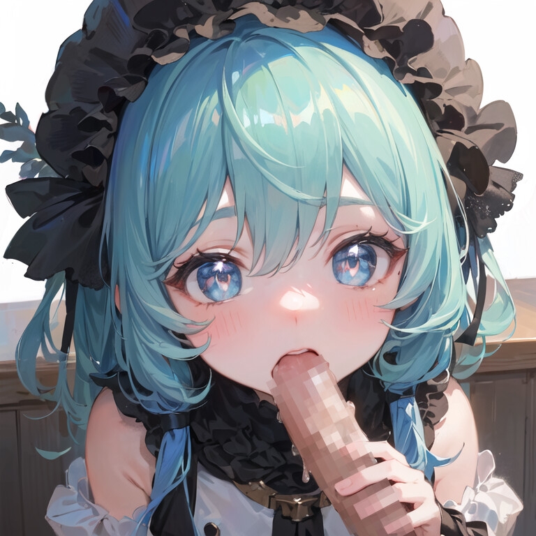 アイスを舐める女の子