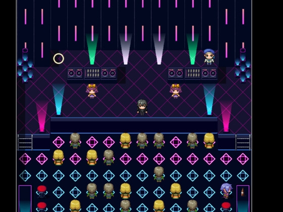 RPGツクールMV・MZ用 マップチップ/タイルセット 『ナイトクラブ・SF・サイバーパンク・秘密基地・闇カジノ』