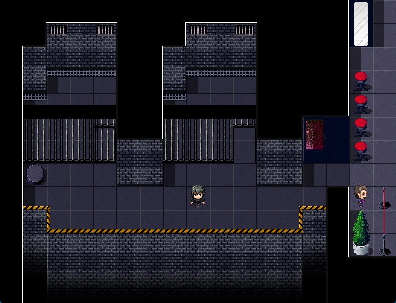 RPGツクールMV・MZ用 マップチップ/タイルセット 『ナイトクラブ・SF・サイバーパンク・秘密基地・闇カジノ』