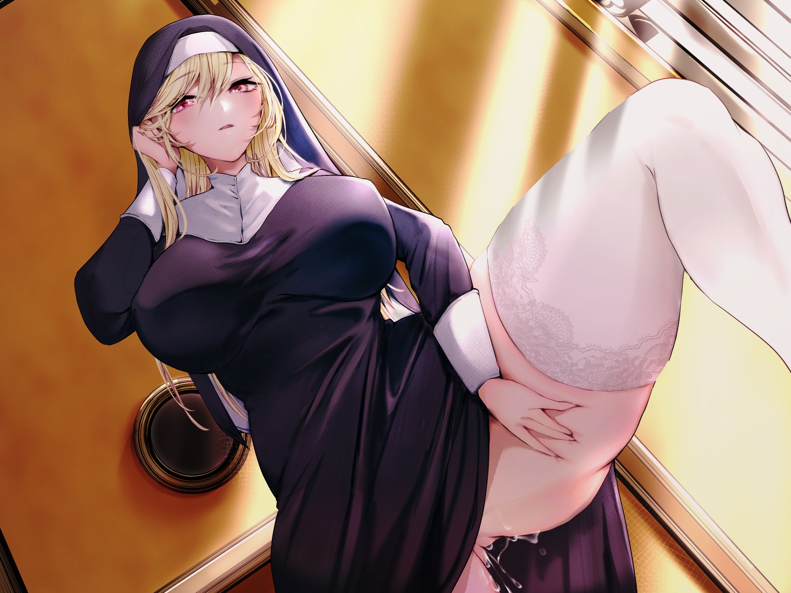 【期間限定220円】クールなむっつりシスターの事務的聖処理〜吐息ダダ漏れ懺悔穴のおま◯こ焦らしえっち〜