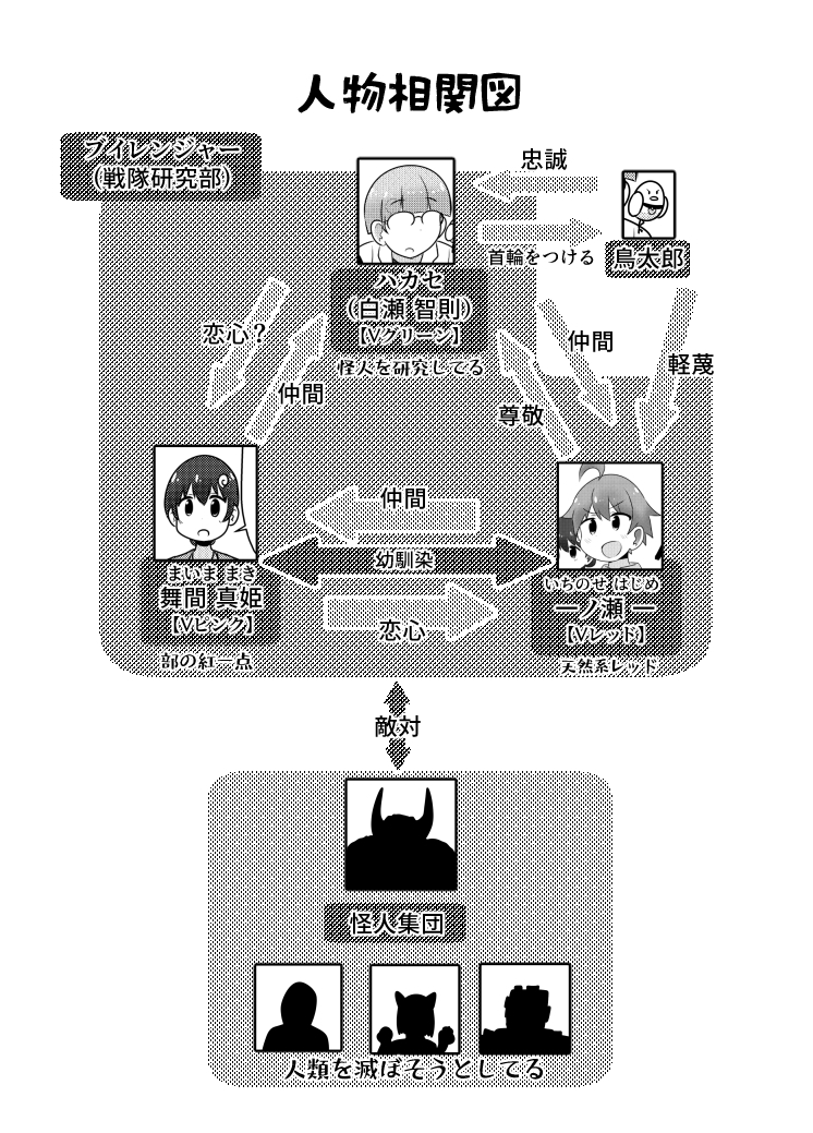 戦隊サークルの紅一点