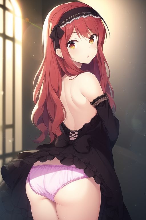 赤髪女子の下着