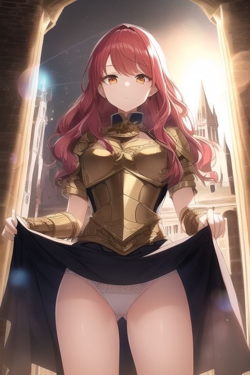 赤髪女子の下着