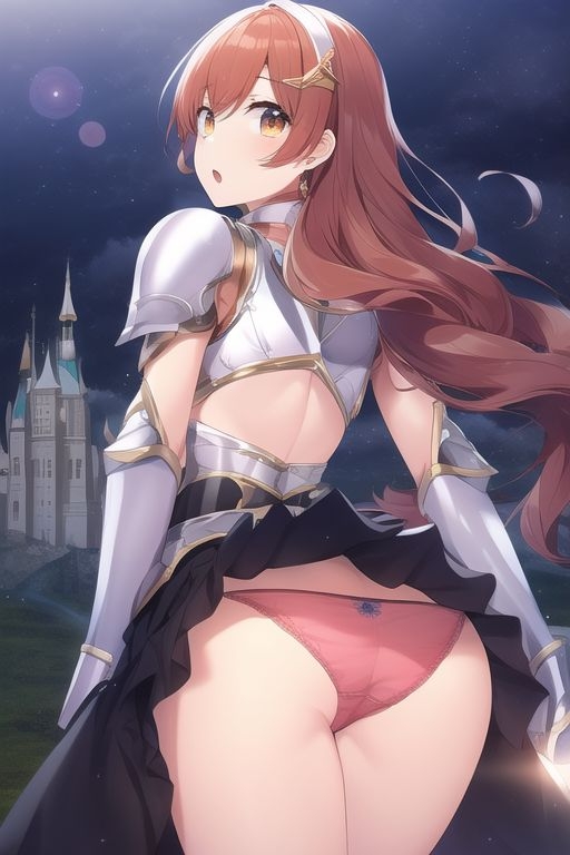 赤髪女子の下着