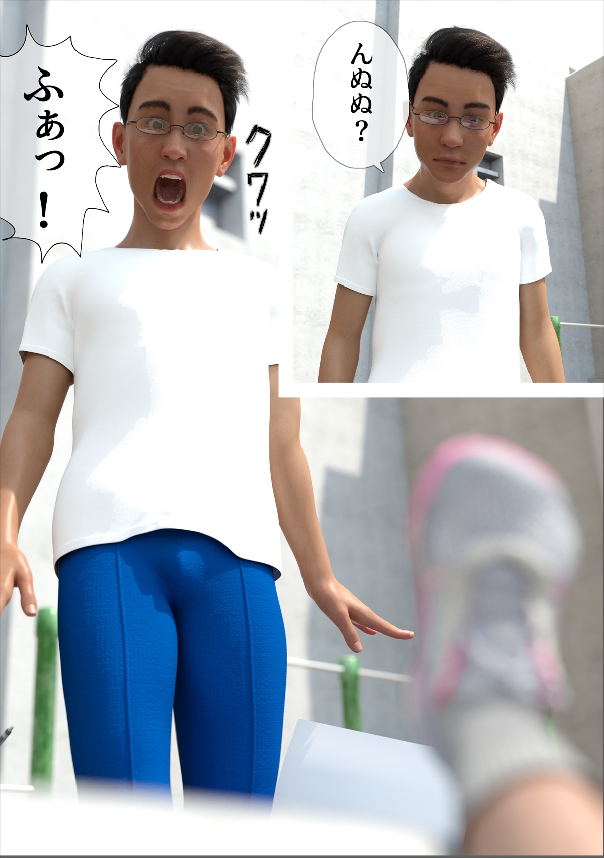 爆乳の女子生徒が跳び箱できなかったので日曜日の誰もいない運動場で特訓として担任の俺とセックスした