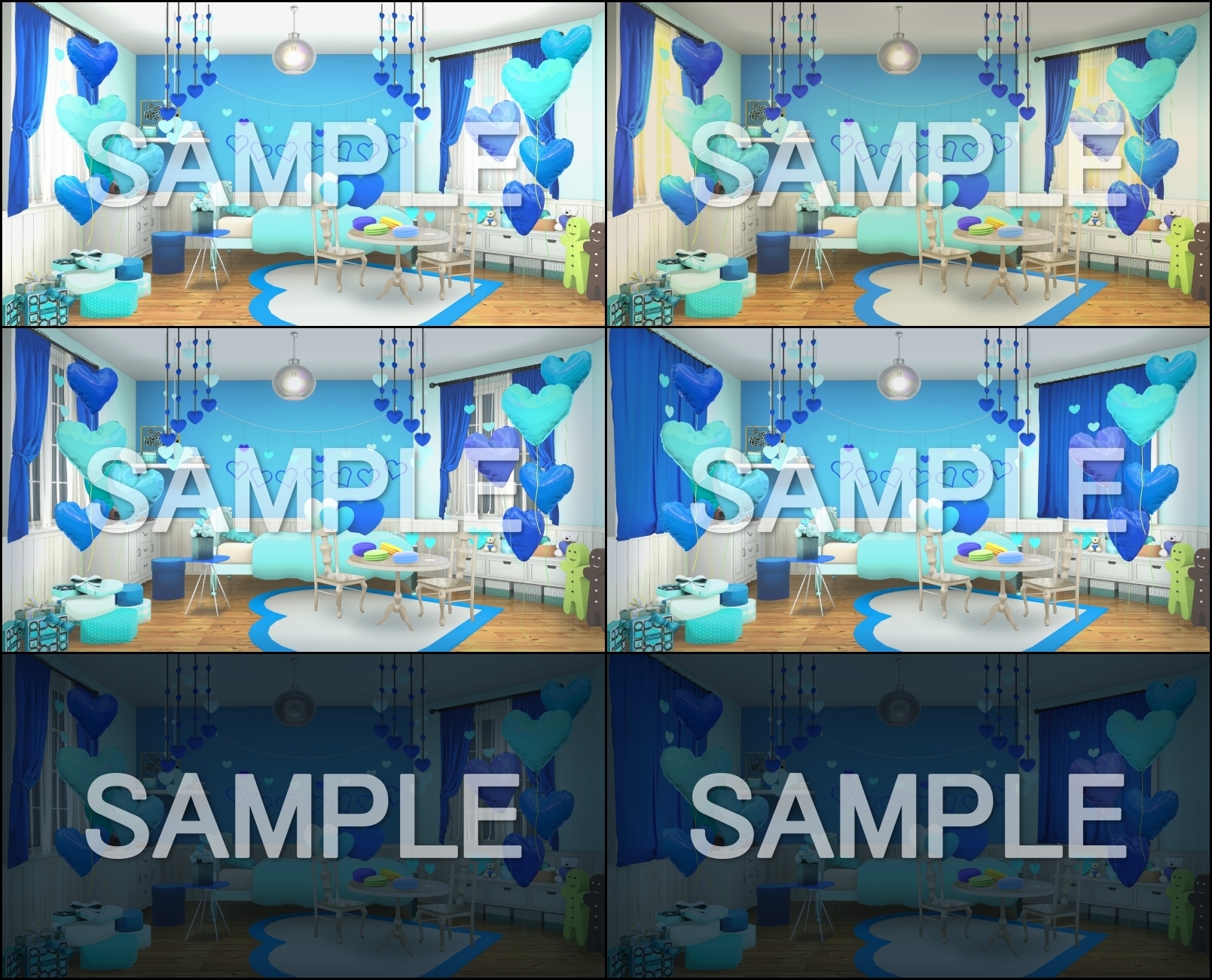 みにくる背景CG素材集『ホワイトデー編』part01