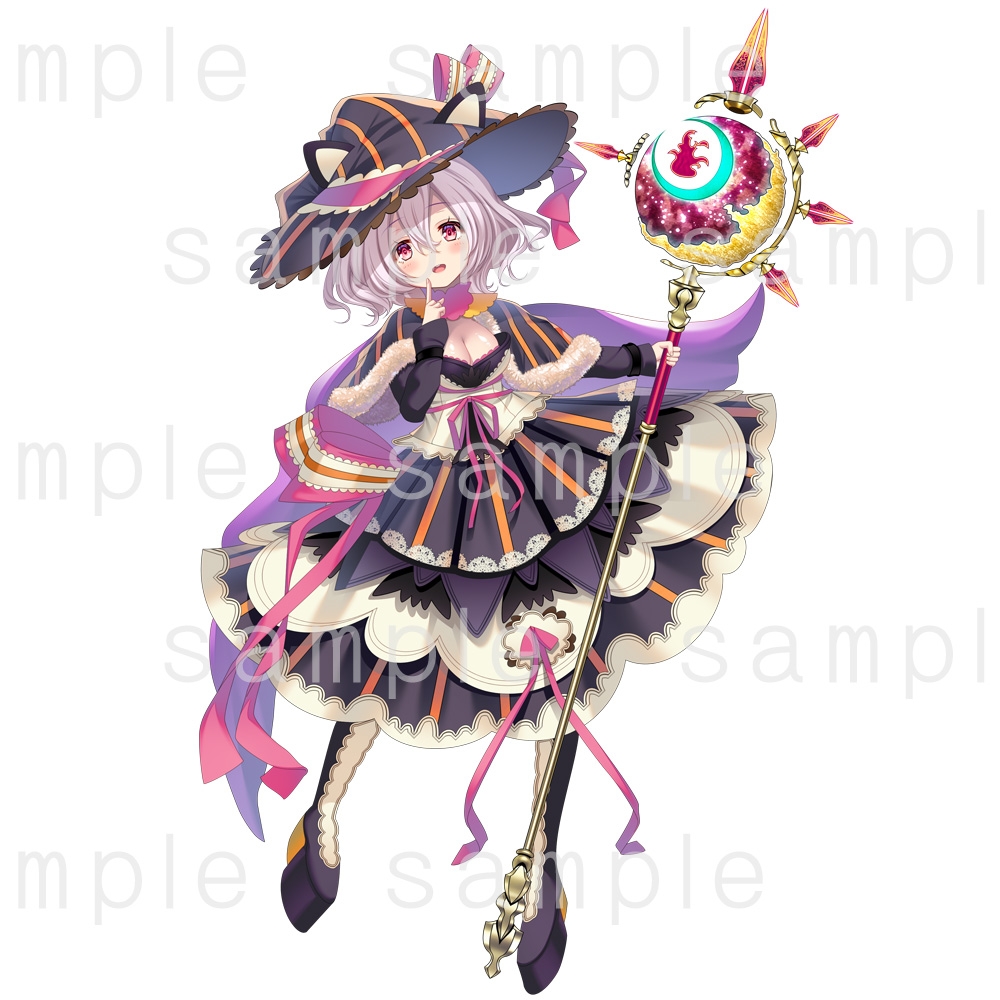 立ち絵素材_62(魔法使い風女子)3色セット