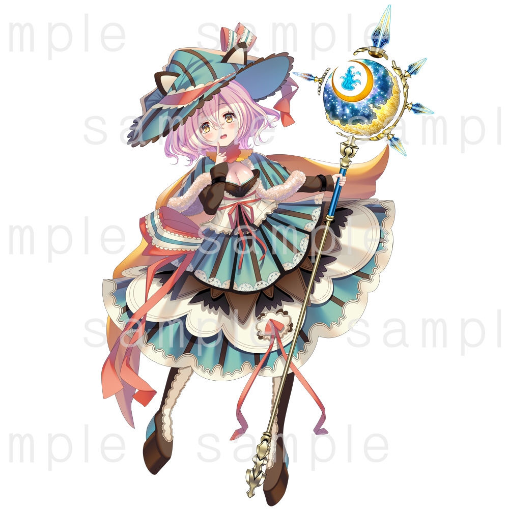 立ち絵素材_62(魔法使い風女子)3色セット