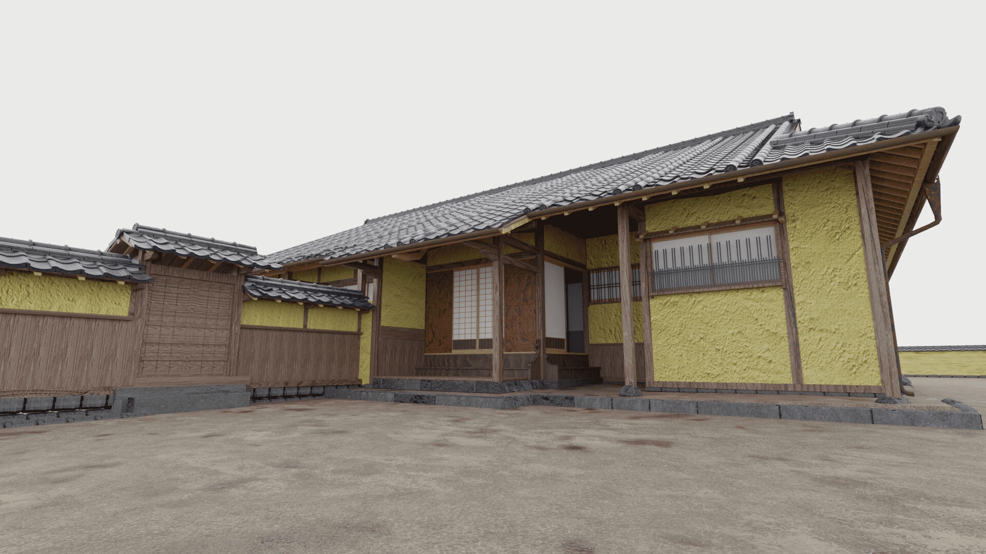 3DCG 武家屋敷(重文・旧目加田家住宅)