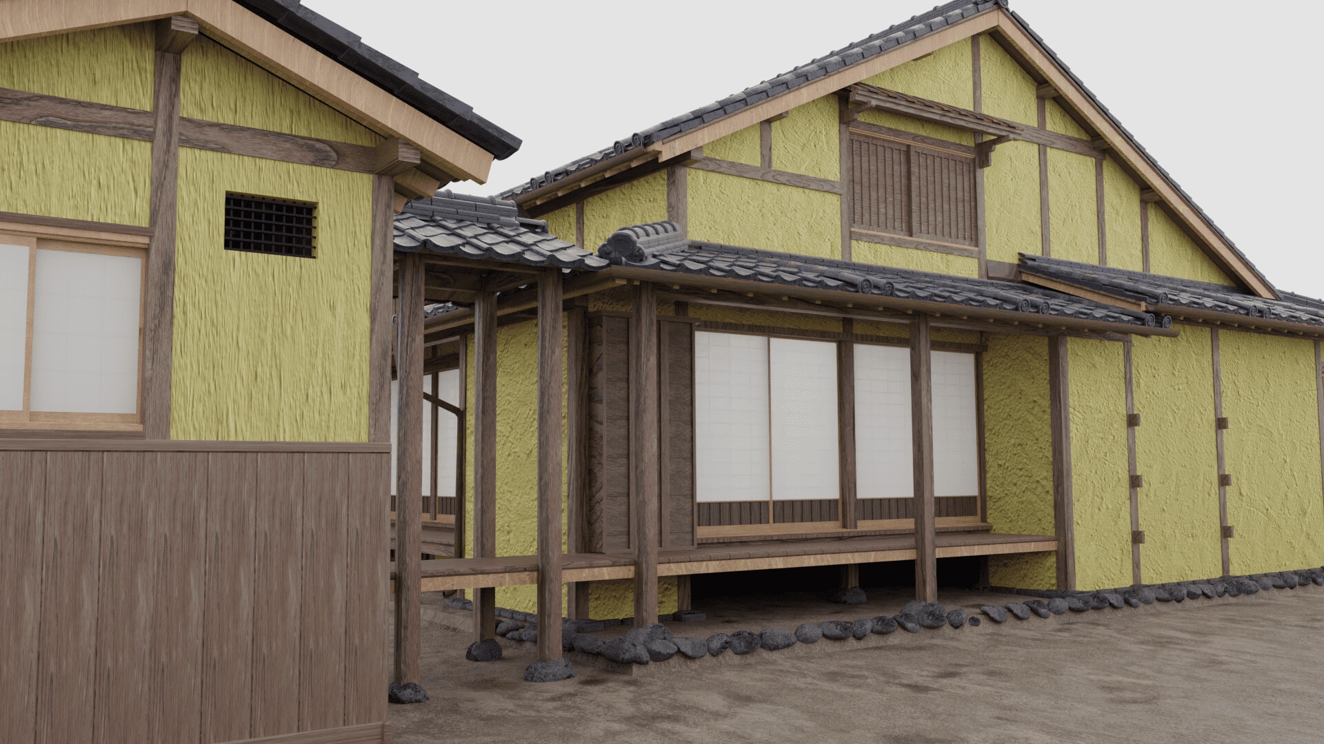3DCG 武家屋敷(重文・旧目加田家住宅)