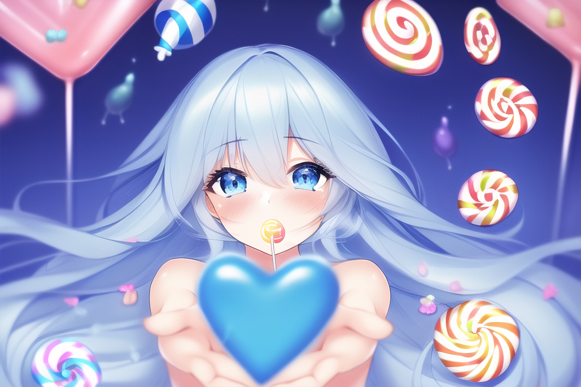 キャンディまみれガールズ【イラスト100枚】