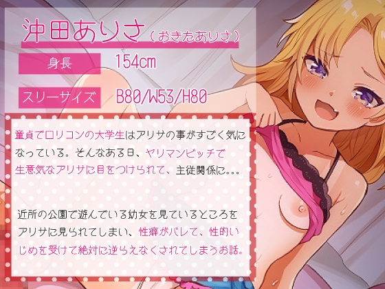 メスガキビッチなアリサ様〜メスガキビッチで悪魔で天使なアリサ様に心の底から屈服させられる話〜