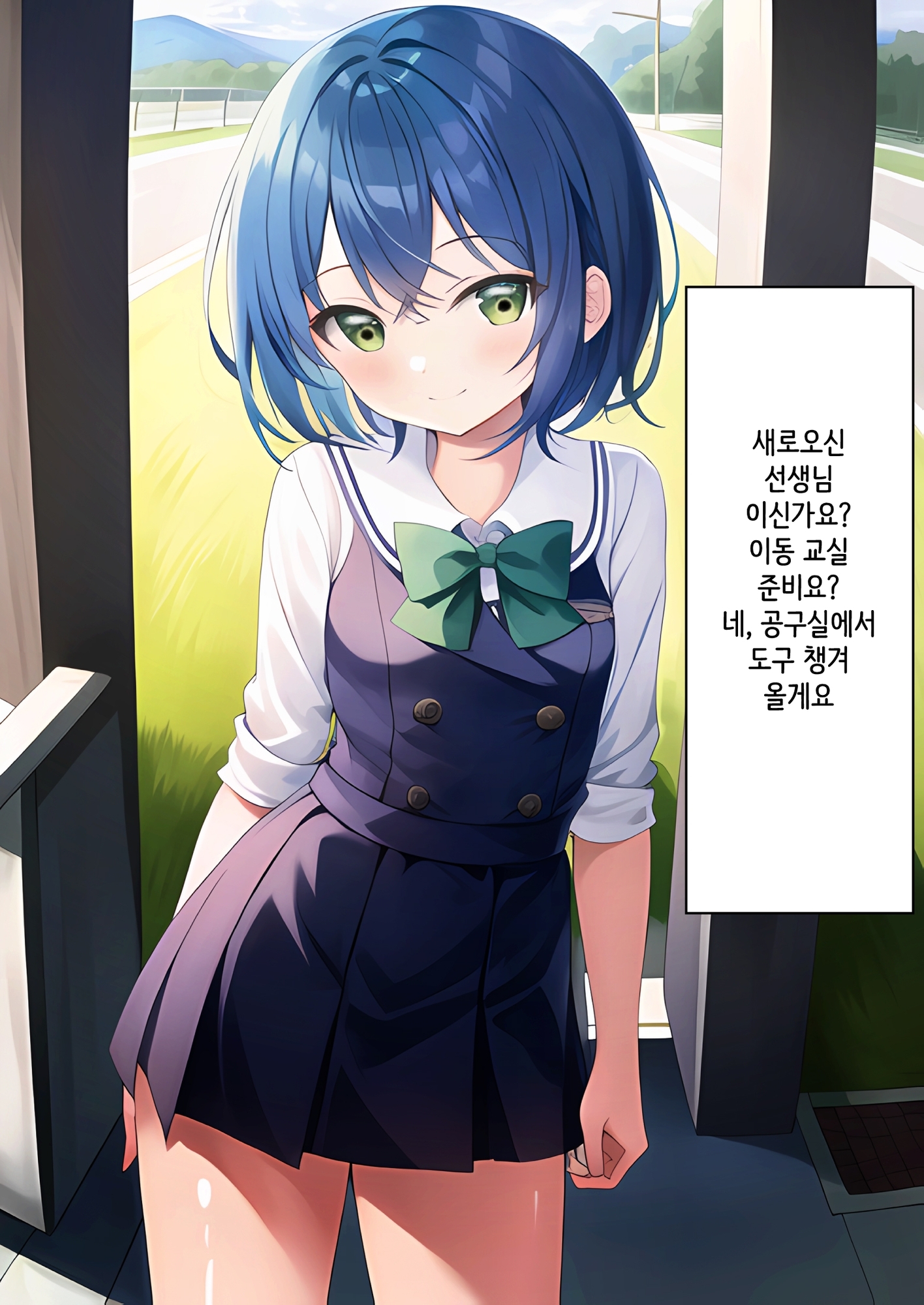 【韓国語版】ロリコン催眠種付けおじさん出会って速攻どエロい格好させていきなり襲っちゃいます編 即堕ち 2コマ