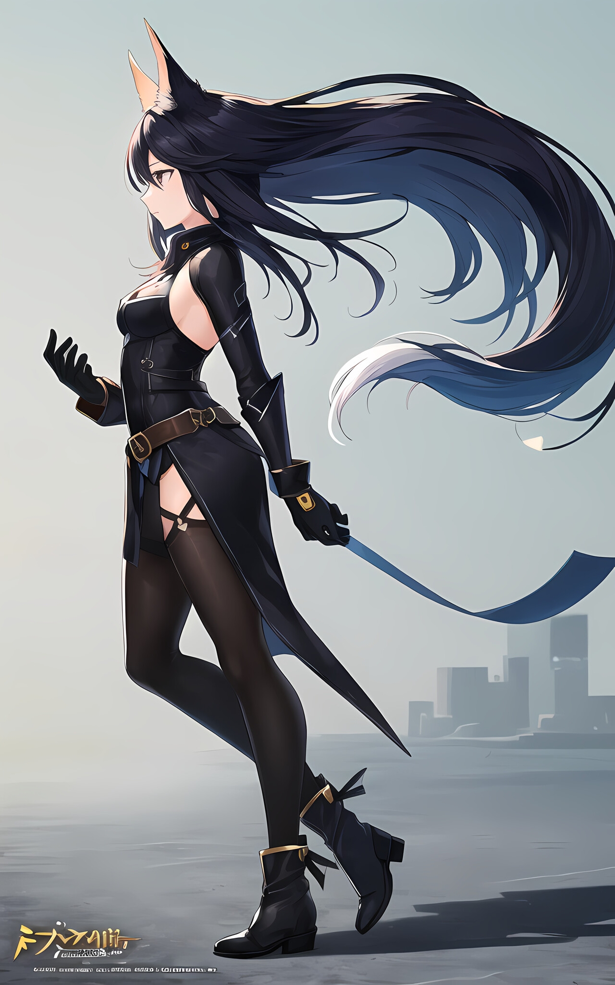 AIによって生成された可愛い狐娘イラスト100枚