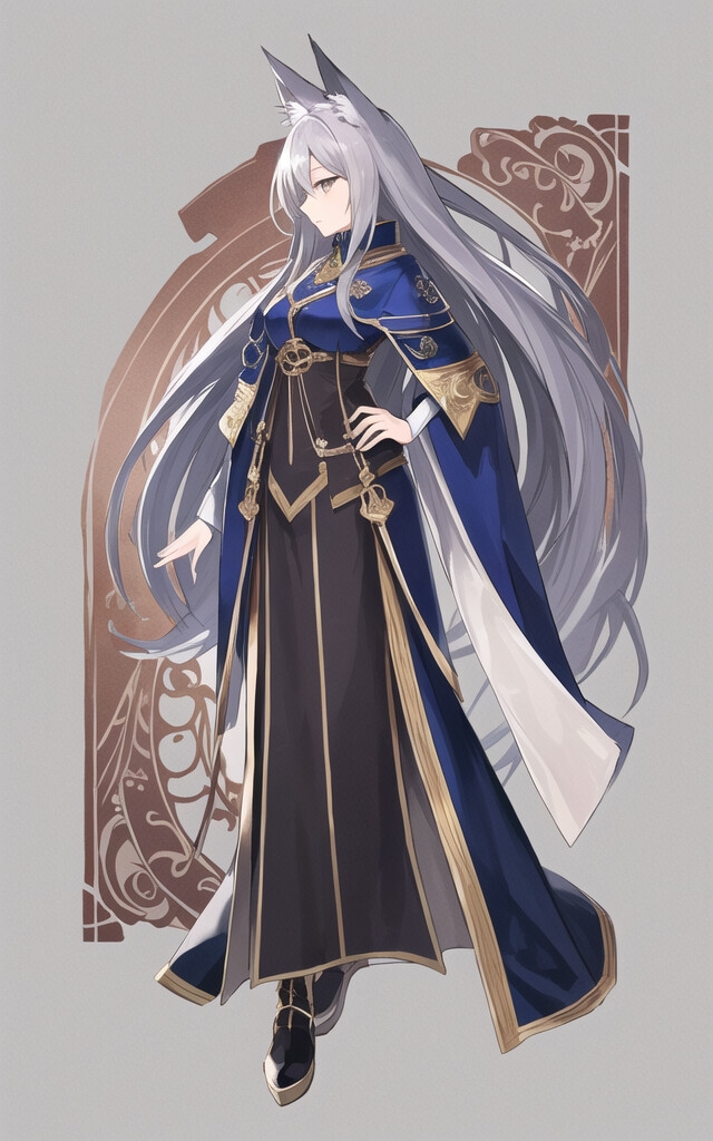 AIによって生成された可愛い狐娘イラスト100枚