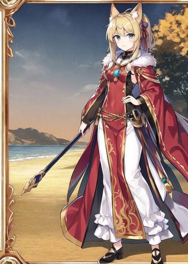 AIによって生成された可愛い狐娘イラスト100枚