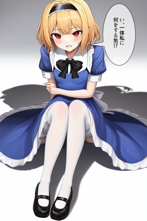 アリスが座ってるだけ