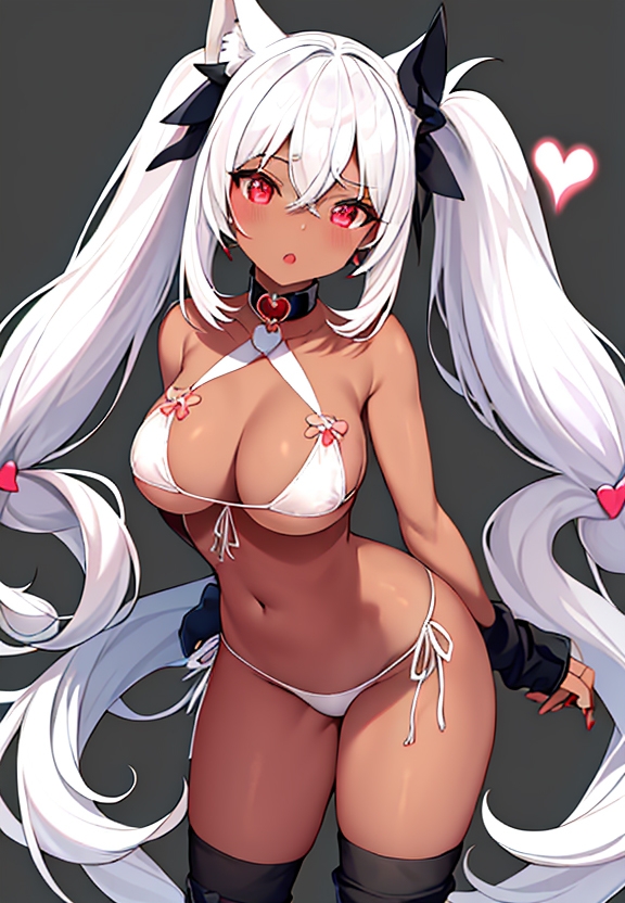 褐色少女のマイクロビキニ