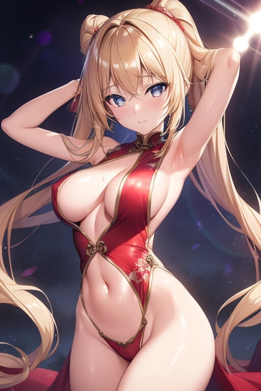 【衣装好き必見】チャイナドレス風エロ衣装の美少女セクシー画像集