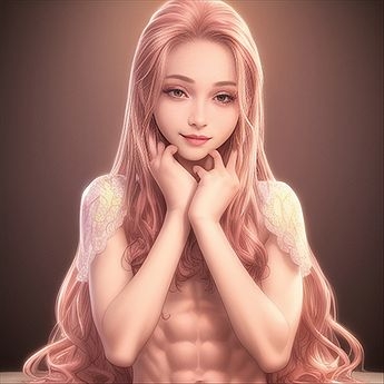 【AI】リアル調男の娘のイラスト集