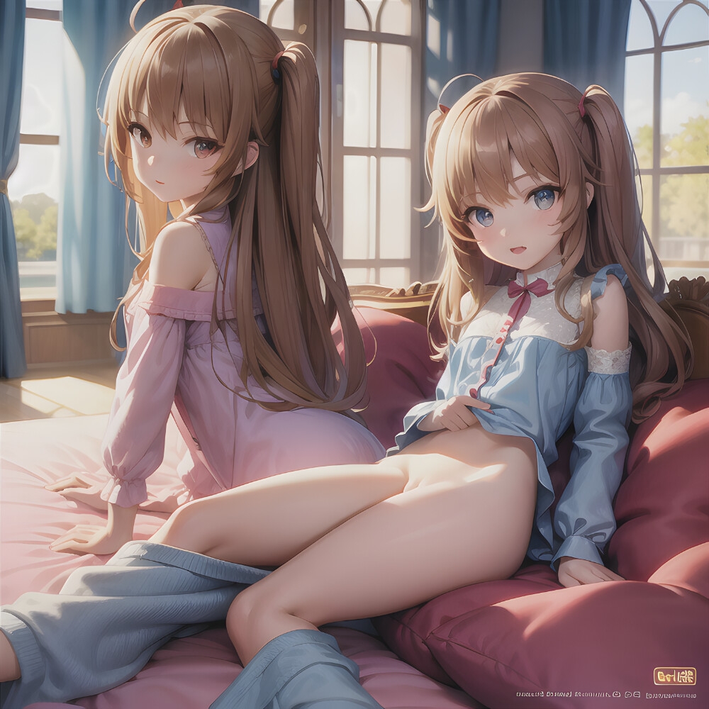 【AI作品】ベッドルームでゴロゴロしよう!(合計156枚!)