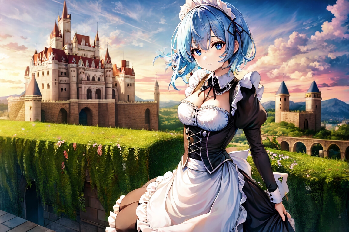 エミリアとレムのイラスト集