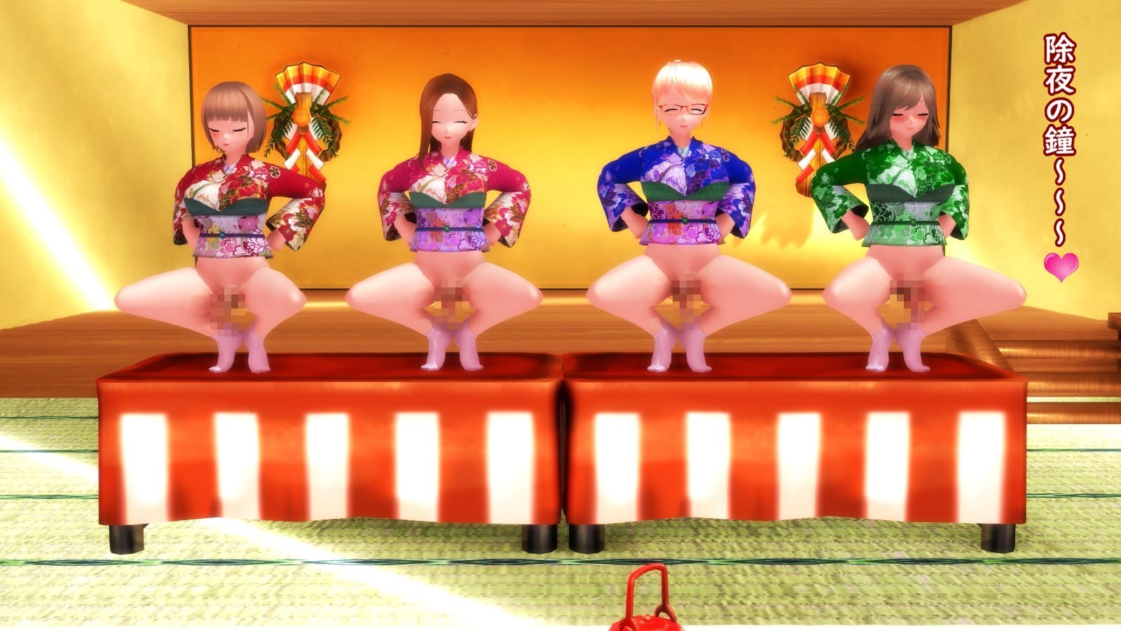 【ふたなり淫語】チンプラガールズのふたなり宴会芸(通常版)