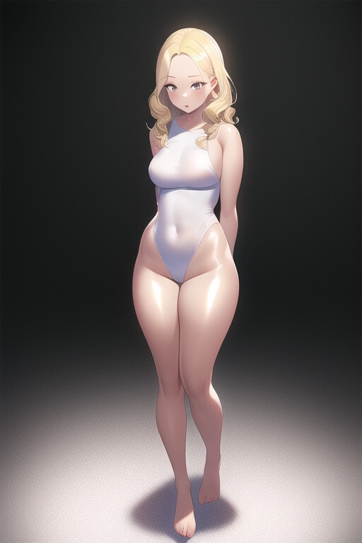 【101枚】おっとり系金髪ふんわりウェーブムチムチちゃん