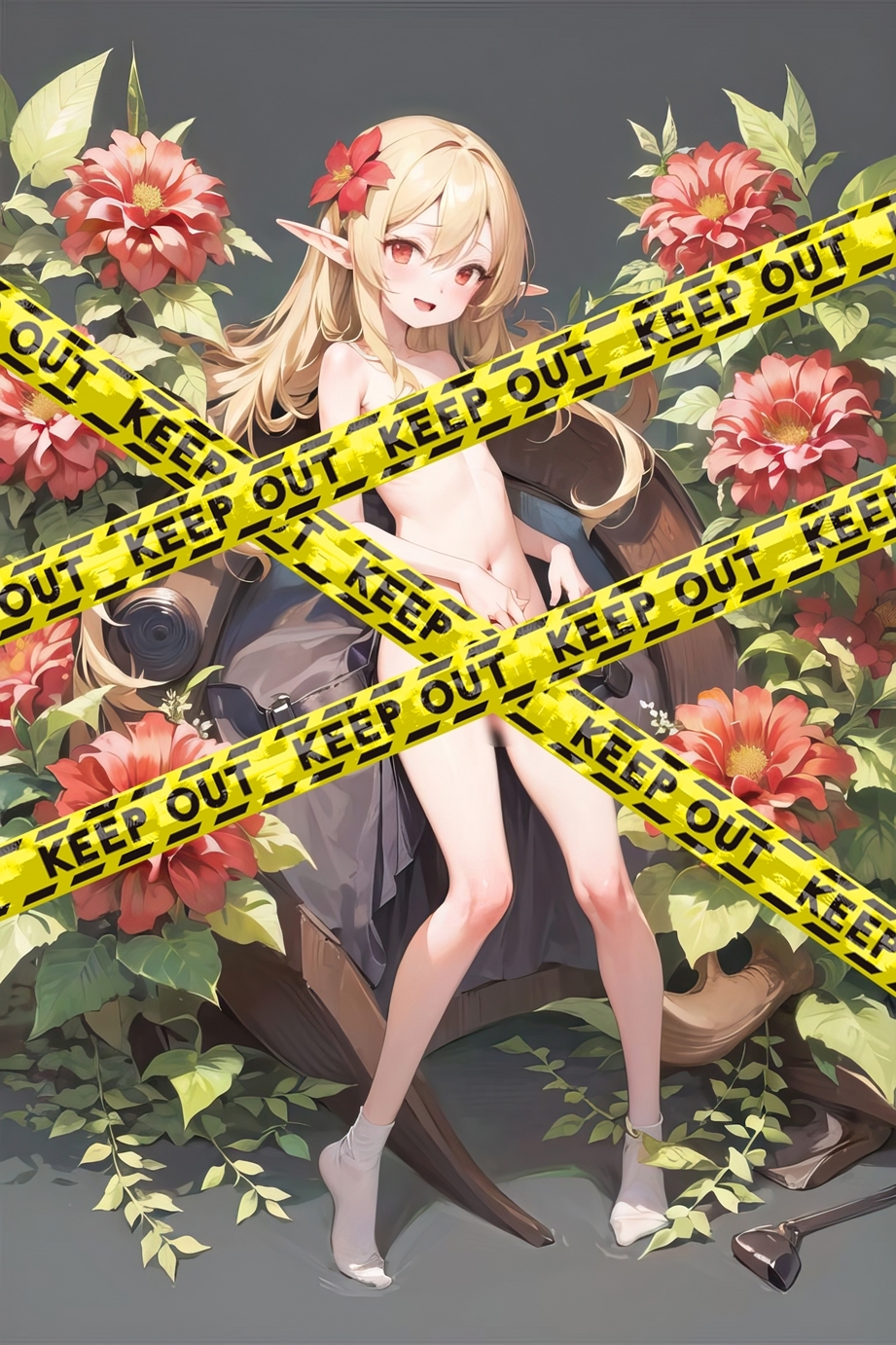 拡大しても楽しめる!驚きの高解像度!陽だまりの匂いのするエルフ美少女の日常風景&脱衣エロCG集