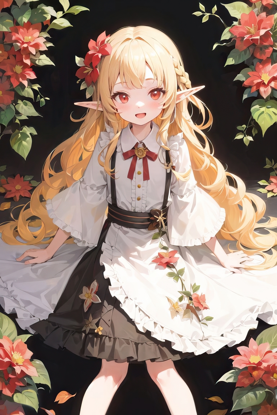 拡大しても楽しめる!驚きの高解像度!陽だまりの匂いのするエルフ美少女の日常風景&脱衣エロCG集