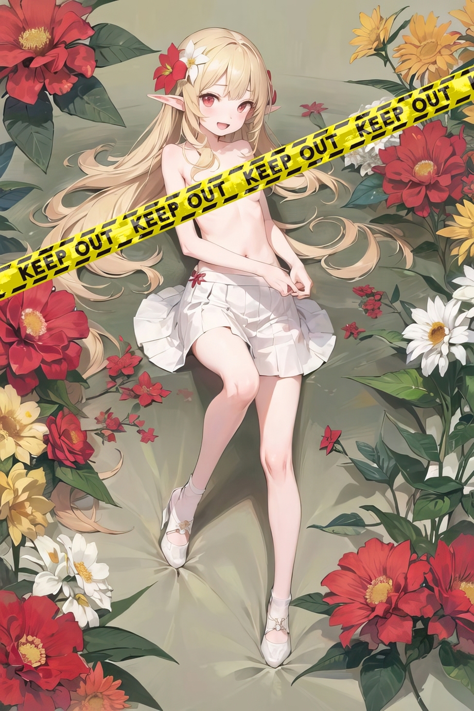 拡大しても楽しめる!驚きの高解像度!陽だまりの匂いのするエルフ美少女の日常風景&脱衣エロCG集